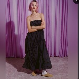 UO Persephone Balloon Dress size S black